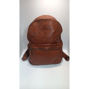 Vilenca Holland Backpack Cognac Brown Leather Bag